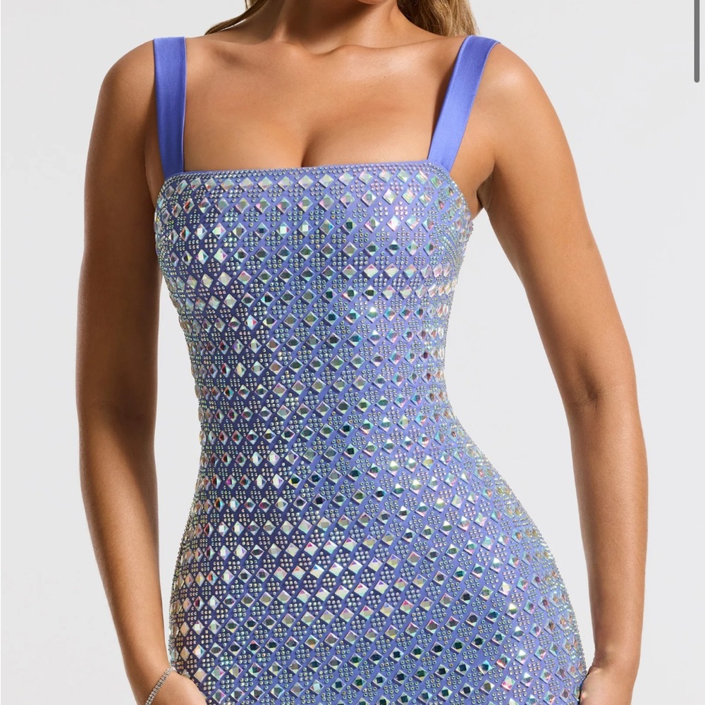Oh Polly Embellished mini dress